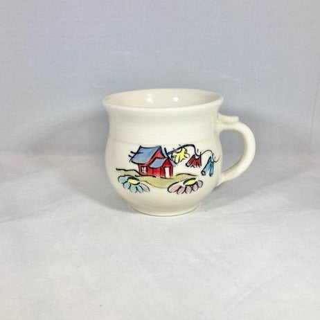 Small pottery cup